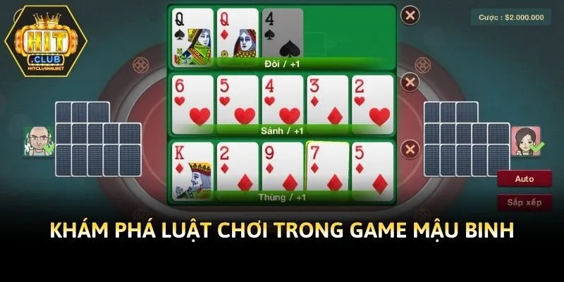 Khám phá luật chơi trong game mậu binh