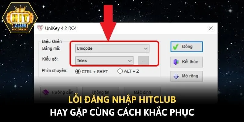 Lỗi đăng nhập Hitclub hay gặp cùng cách khắc phục